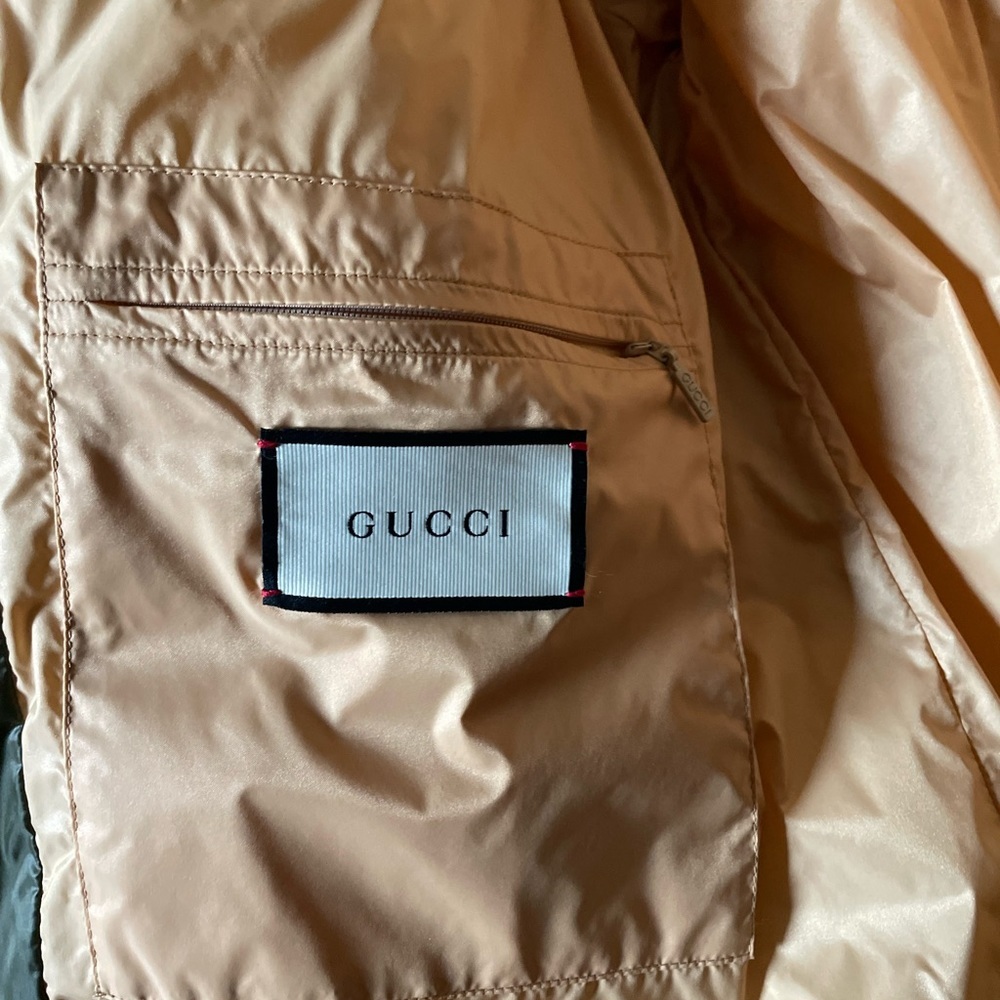 2020 GUCCI Interlocking G Logo Jacket - Men’s Puffer Jacket - Size 46 - Picture 6 of 13
